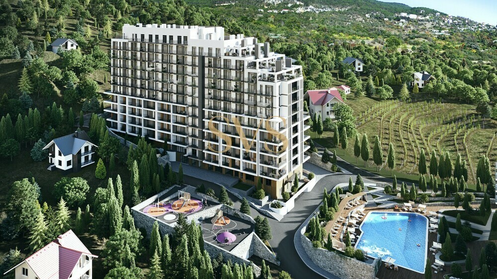 Студия «Стандарт» в апарт-отеле Алушта-Ривьера (Крым)