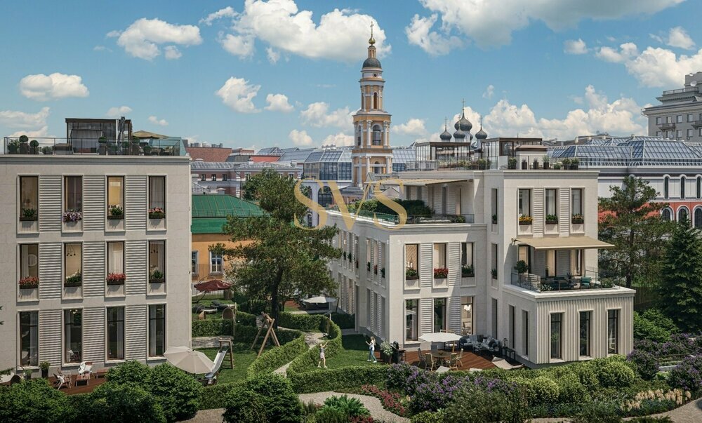 Урбан-вилла с террасой в самом центре Москвы - ЖК Лаврушинский