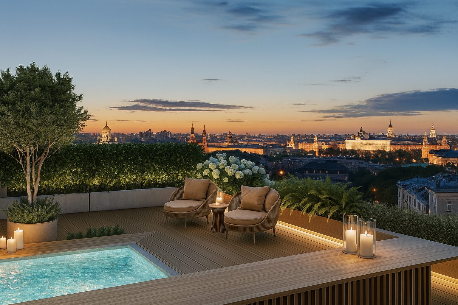 Топ-3 пентхауса с личным бассейном в Москве — обзор от SVS Properties