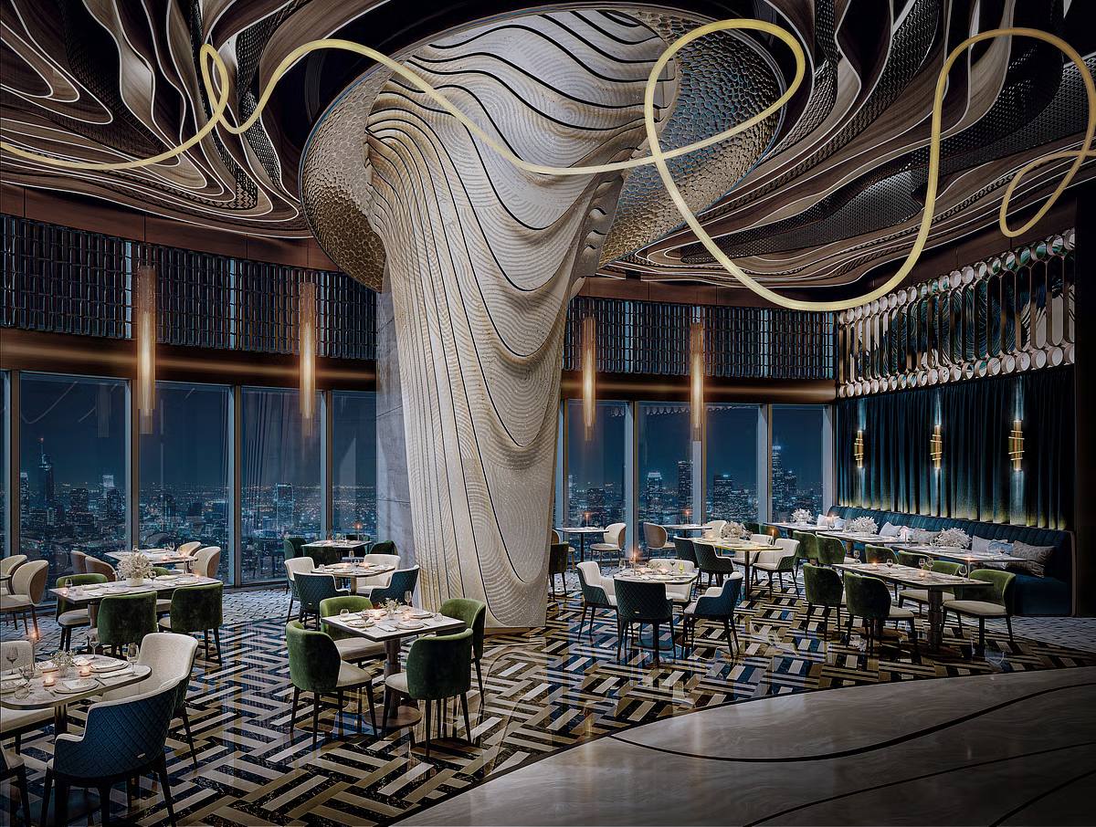 Ресторан в Ciel Dubai Marina| SVS Properties